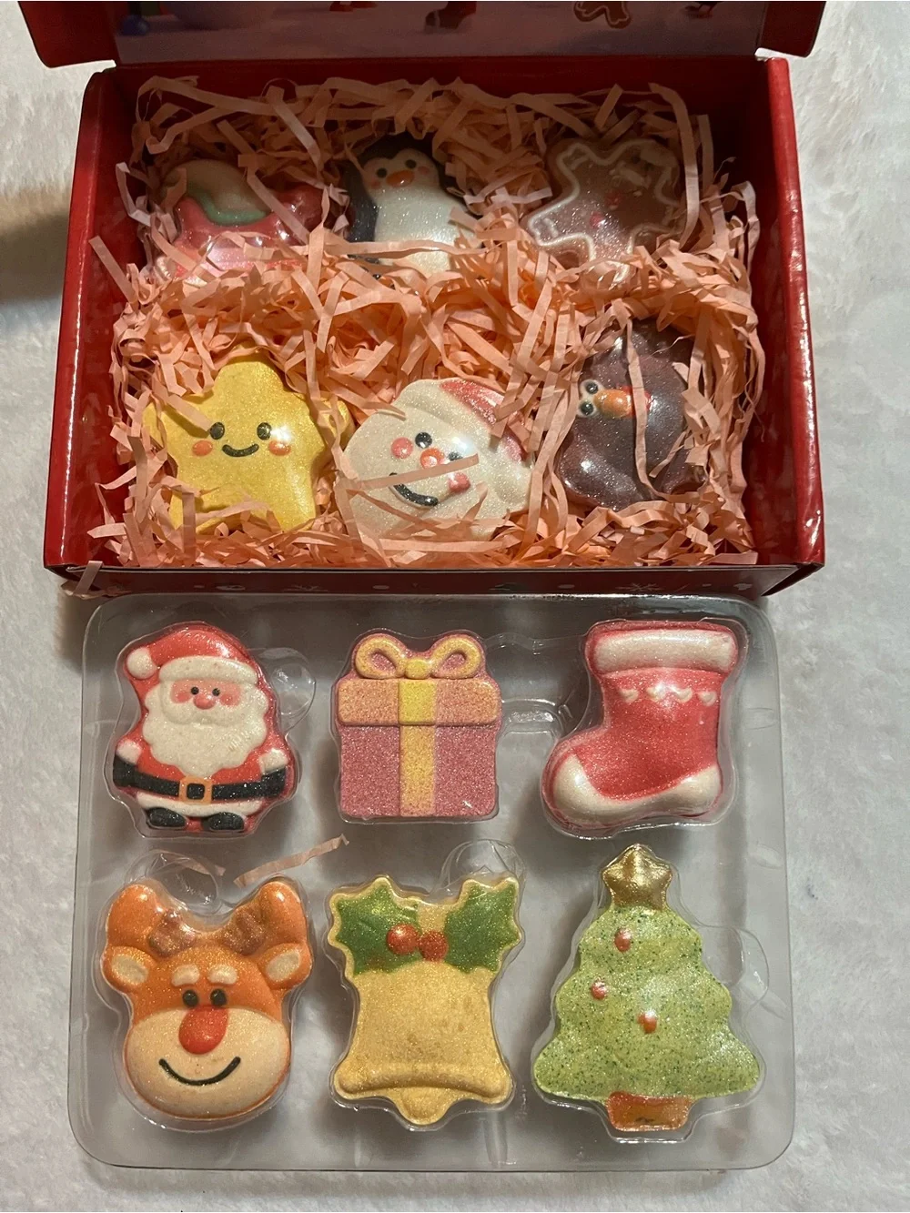 Handmade Christmas Bath Bombs-12 piece set